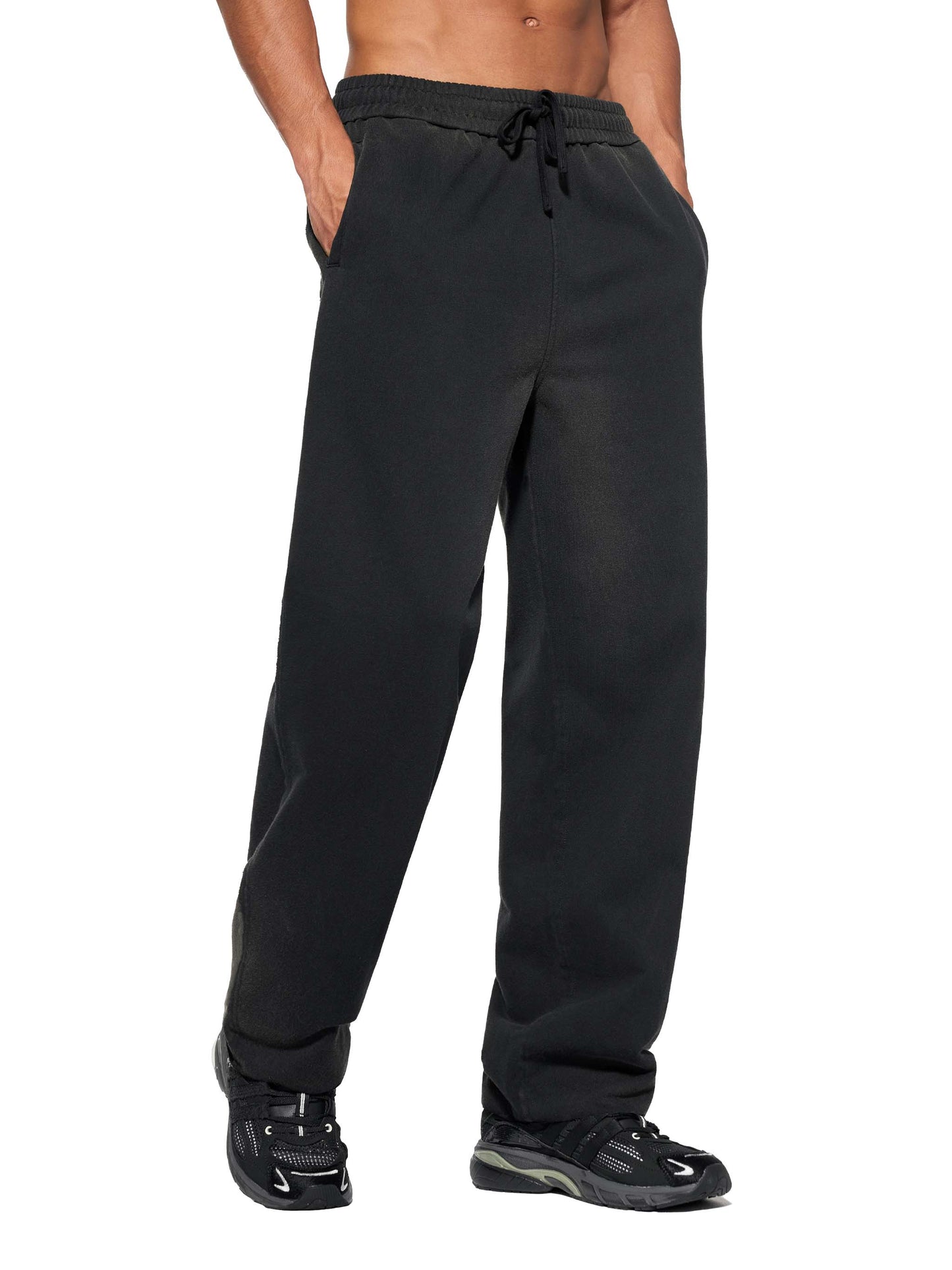 Straight-Leg Sweatpants
