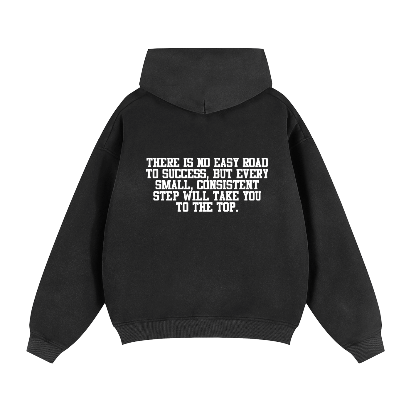 Sunfade Two-way Zipper Boxy Fleece Hoodie