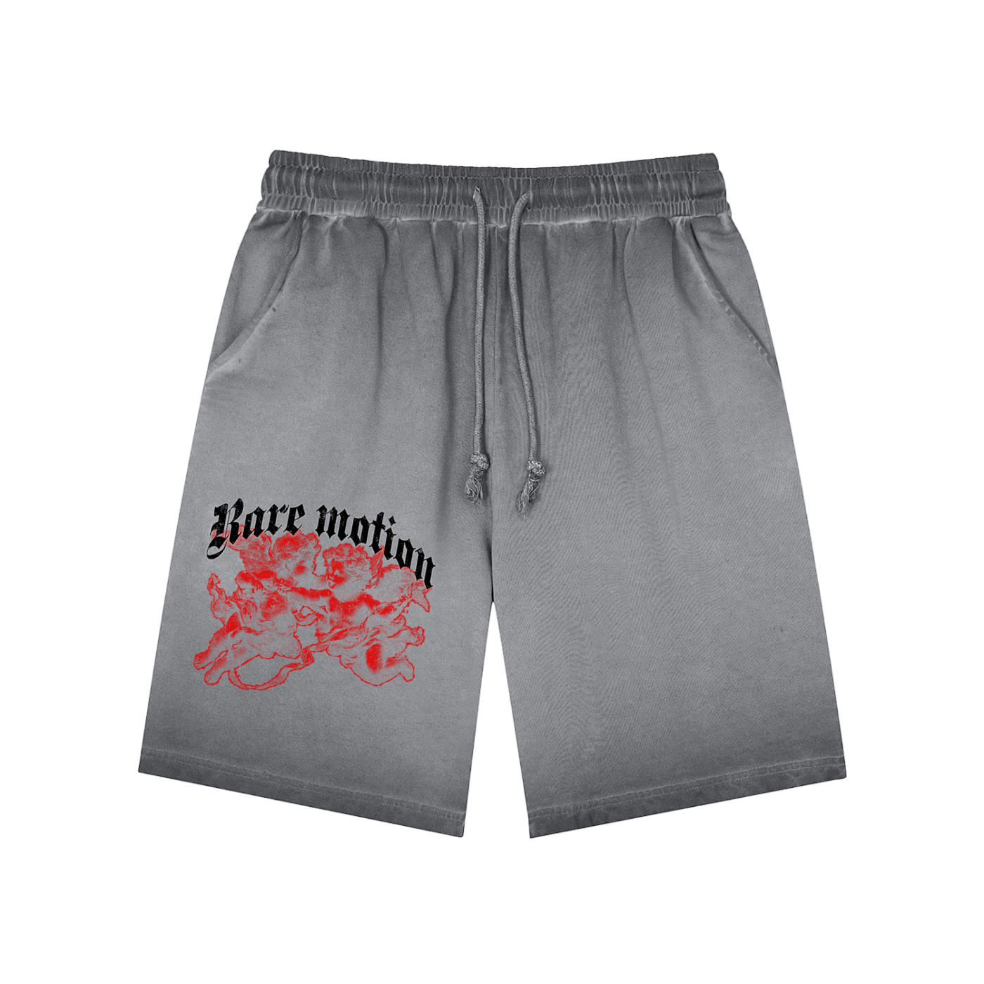 RARE MOTION shorts- Red Logo