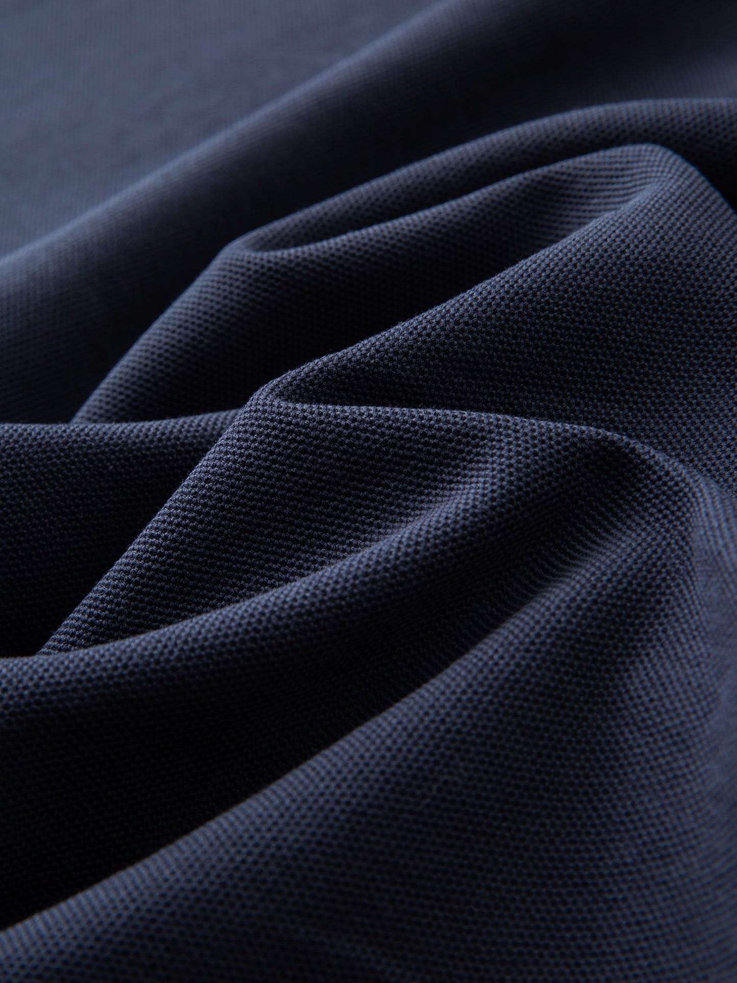 Short-Sleeve Polo Tee- Navy Blue